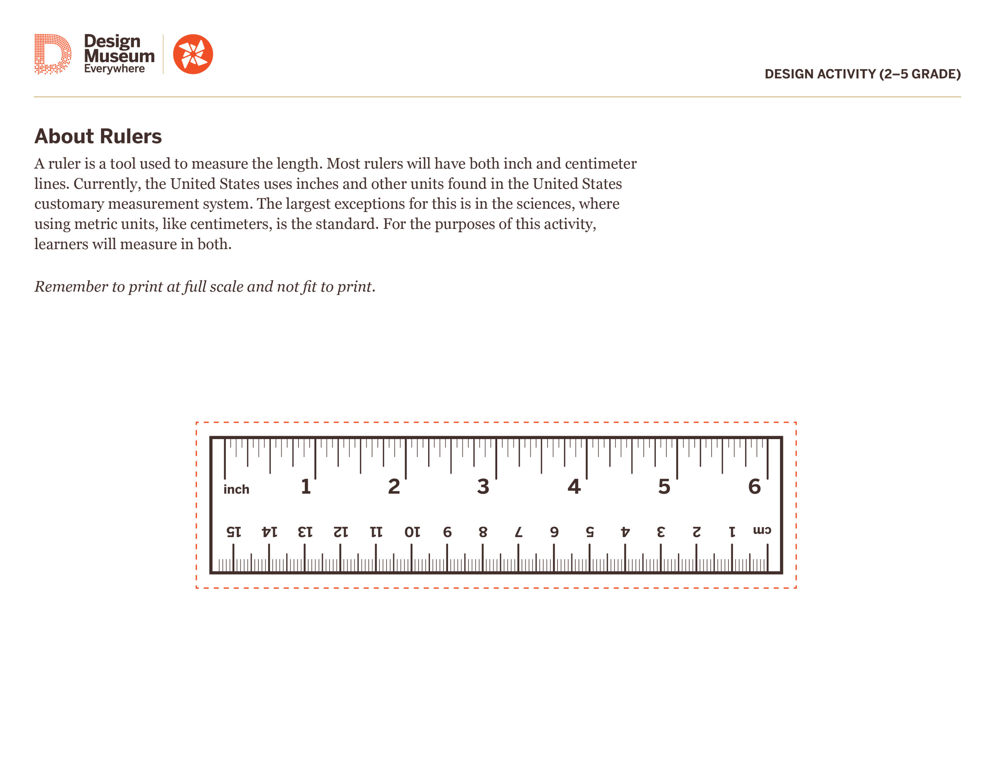 6 inch ruler measurements
