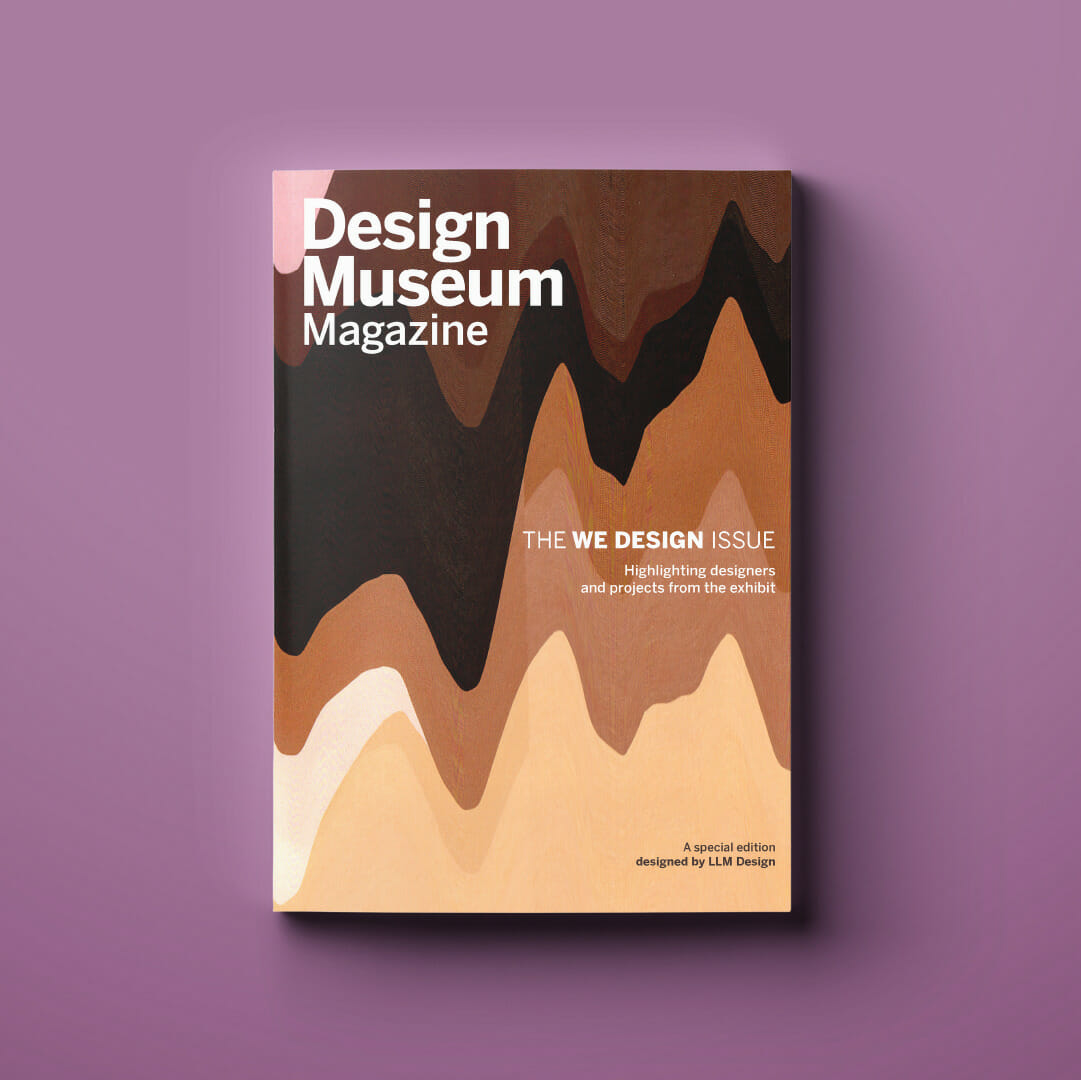 Design in Government Issue on a yellow background