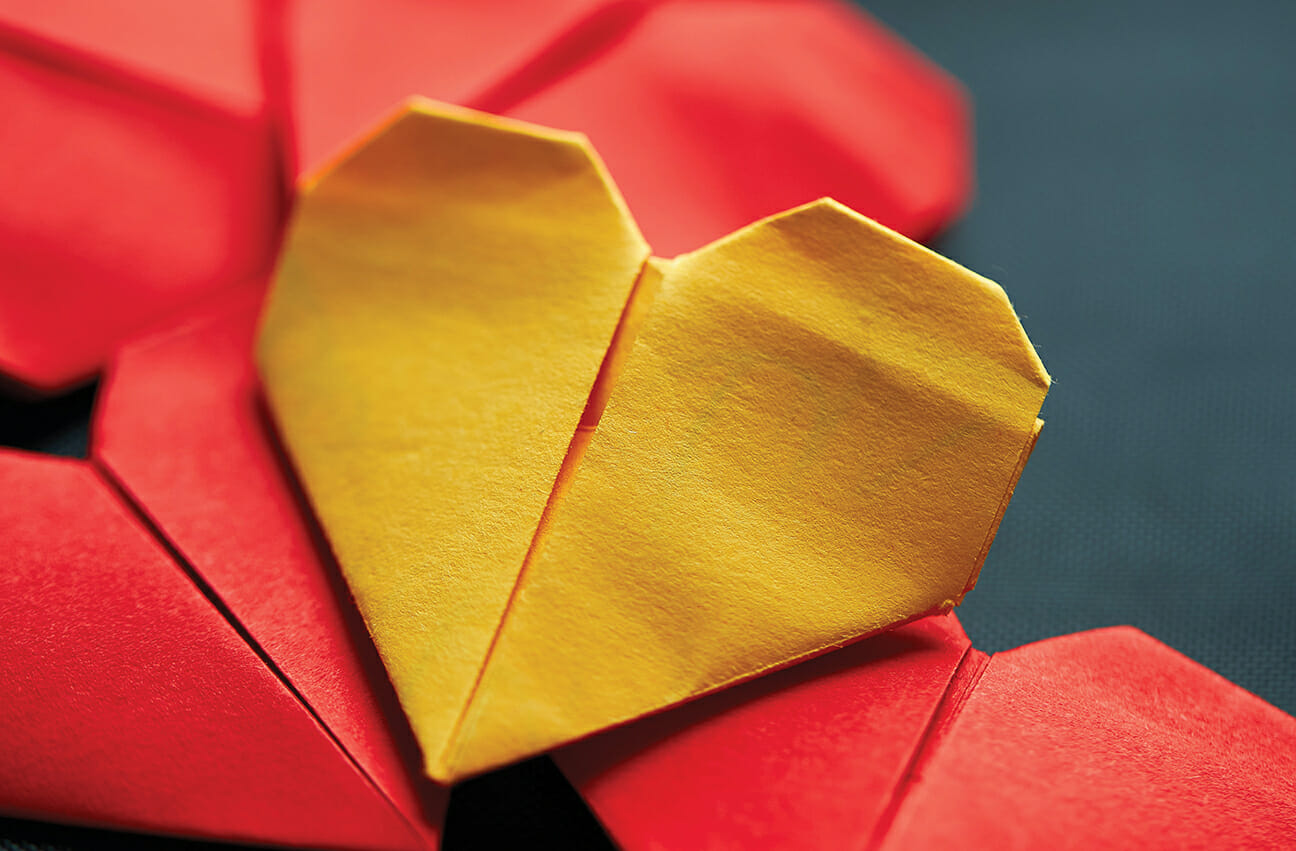 Origami Hearts Garland - Design Museum Everywhere