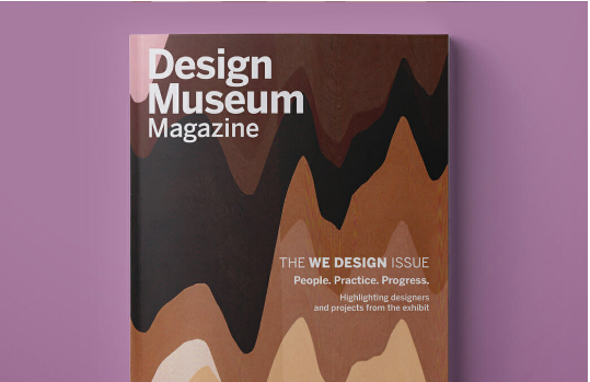 Cover of the We Design Issue on a purple background
