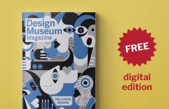 Cover of the Inclusive Design Issue with red sticker: Free digital edition"